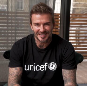 Дэвид Бекхэм на публичном мероприятии
