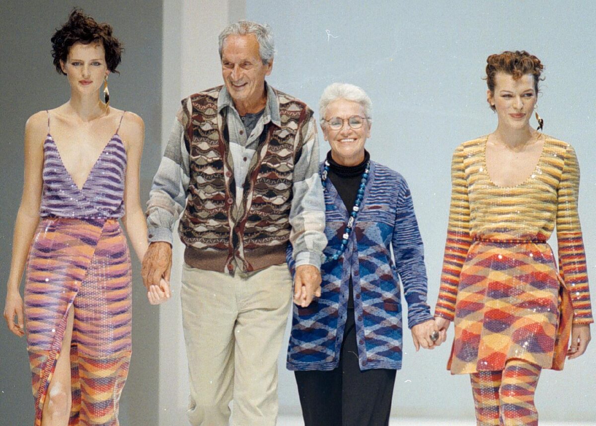 Оттавио Миссони(Ottavio Missoni) и Розита Джелмини (Rosita Jelmini). 
