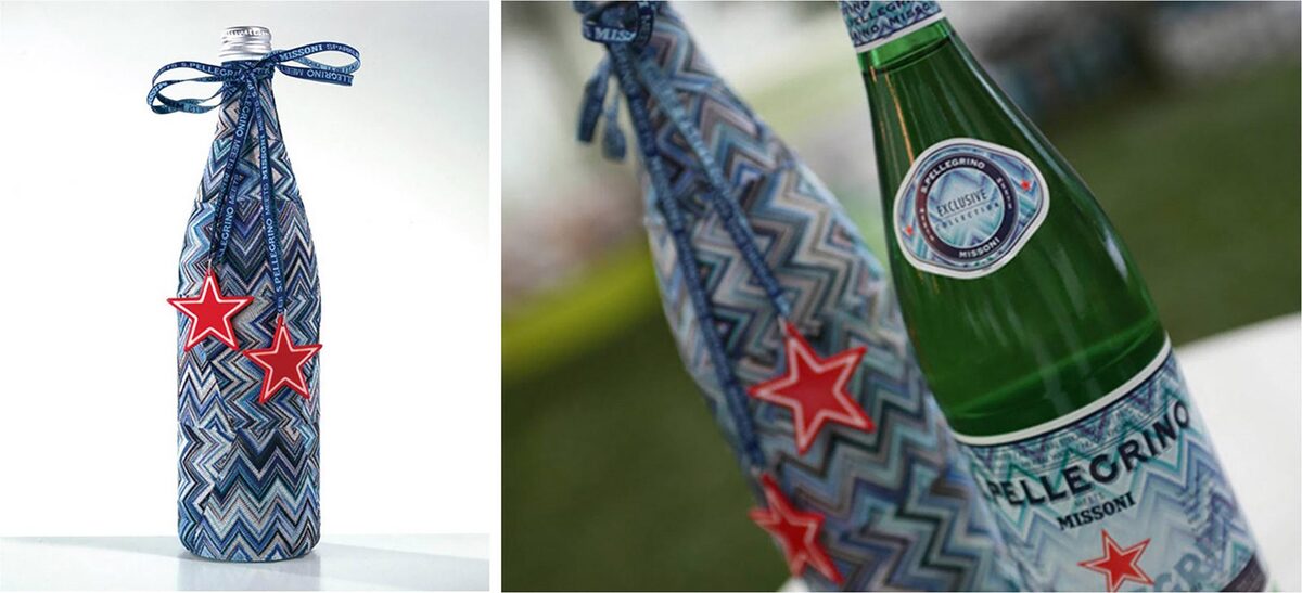 Уникальный дизайн для бутылок минеральной воды S.Pellegrino