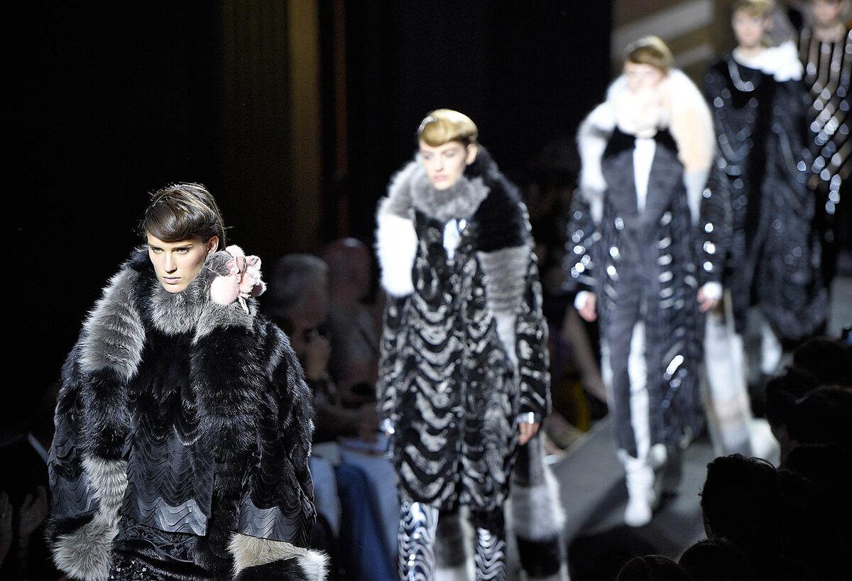 Коллекция шуб Fendi